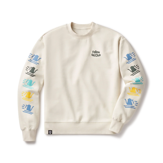 Fellow Ski Club Crewneck - Fellow Ski Club Crewneck - Ecru / L | Fellow