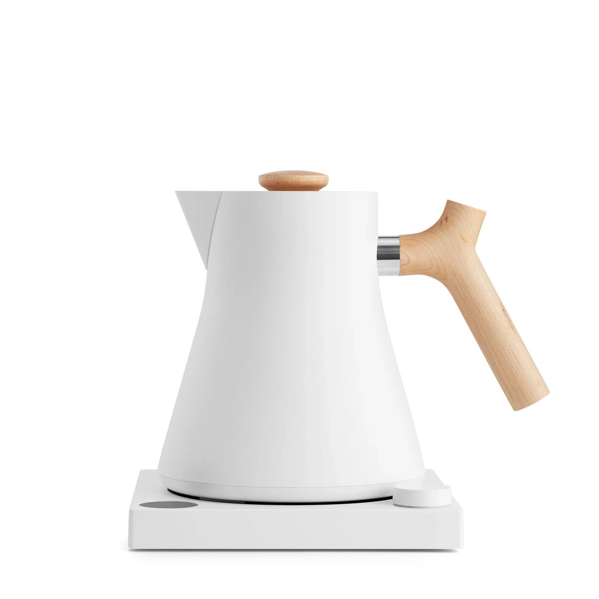 RETAIL & CX ONLY - Corvo EKG Electric Kettle - RETAIL & CX ONLY - Corvo EKG Electric Kettle - Matte White + Maple | Fellow