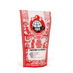 Red and white JBC Coffee Connect Twisted V.9 Espresso with chocolate and caramel notes.