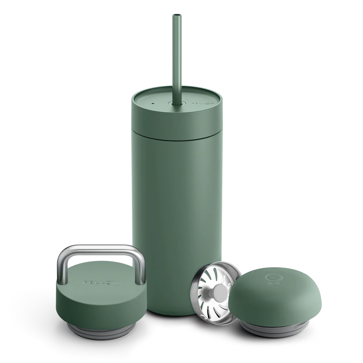 Carter 3-in-1 Lid System - Carter 3-in-1 Lid System - Smoke Green / Move, Cold, and Carry | Fellow