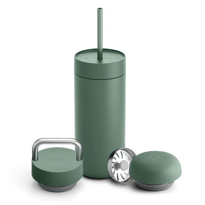 Carter 3-in-1 Lid System - Carter 3-in-1 Lid System - Smoke Green / Move, Cold, and Carry | Fellow