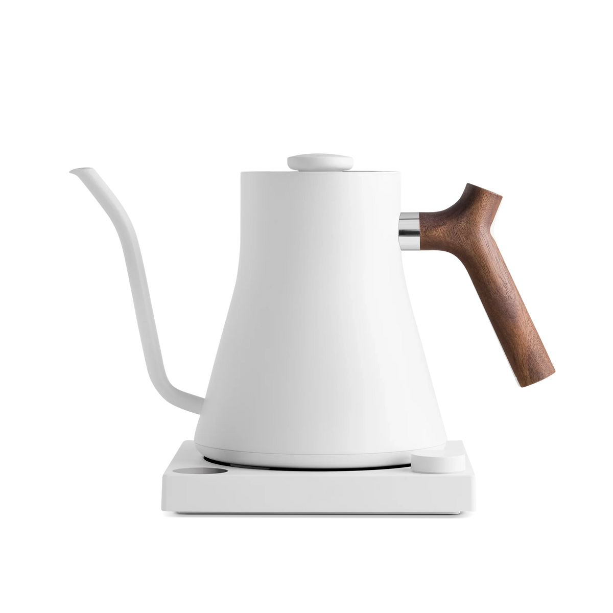 Rebrew Stagg EKG Electric Kettle - Rebrew Stagg EKG Electric Kettle - Matte White + Walnut | Fellow