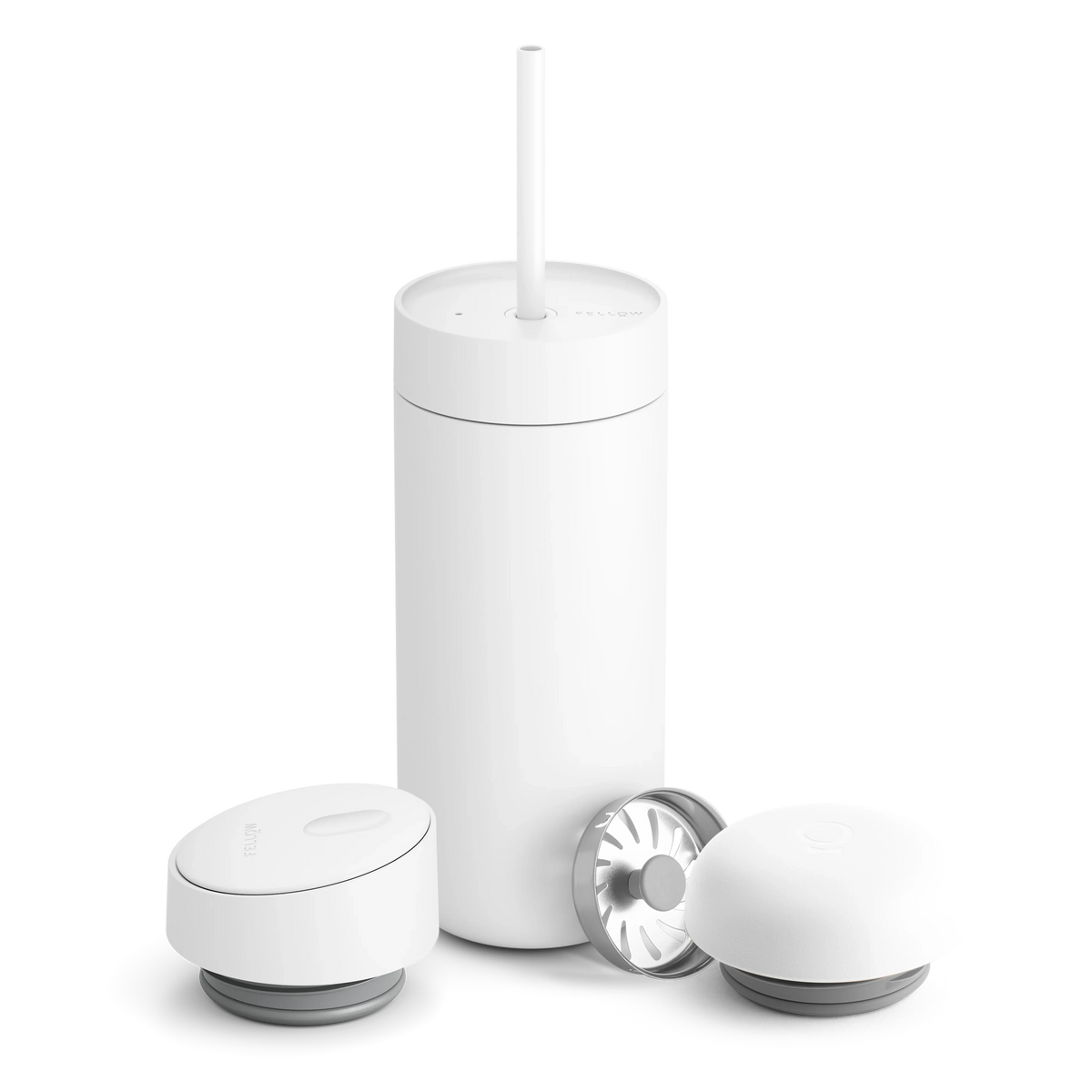 Carter 3-in-1 Lid System - Carter 3-in-1 Lid System - Matte White / Move, Cold, and Slide | Fellow
