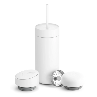 Carter 3-in-1 Lid System - Carter 3-in-1 Lid System - Matte White / Move, Cold, and Slide | Fellow