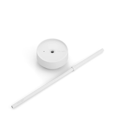 The Cold Lid + Straw - The Cold Lid + Straw - Matte White / 20 oz | Fellow