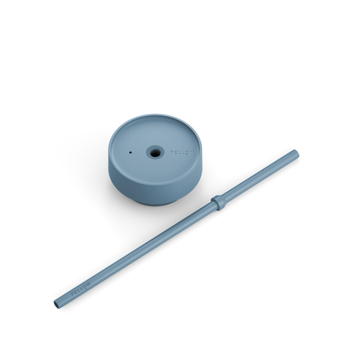 The Cold Lid + Straw - The Cold Lid + Straw - Hazy Blue / 16 oz | Fellow