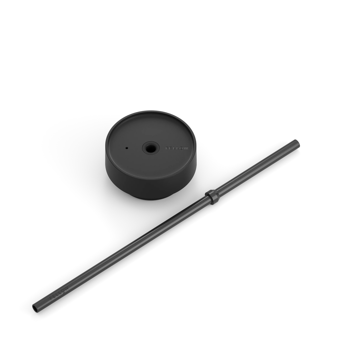The Cold Lid + Straw - The Cold Lid + Straw - Matte Black / 20 oz | Fellow