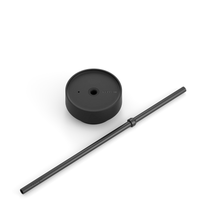The Cold Lid + Straw - The Cold Lid + Straw - Matte Black / 20 oz | Fellow