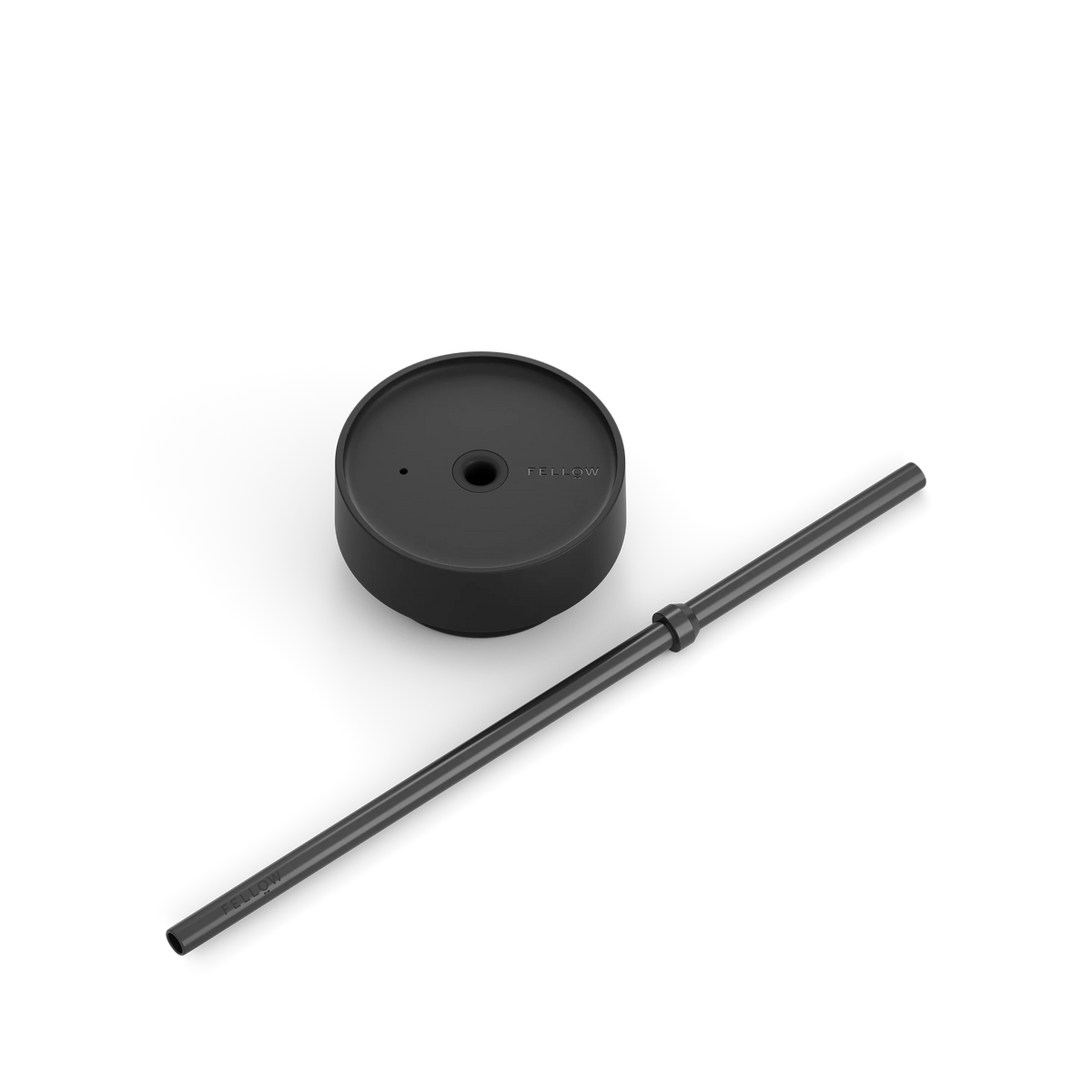 The Cold Lid + Straw - The Cold Lid + Straw - Matte Black / 16 oz | Fellow