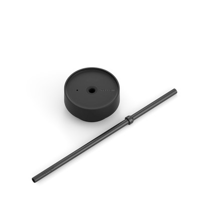 The Cold Lid + Straw - The Cold Lid + Straw - Matte Black / 16 oz | Fellow