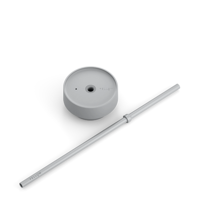 The Cold Lid + Straw - The Cold Lid + Straw - Matte Grey / 20 oz | Fellow