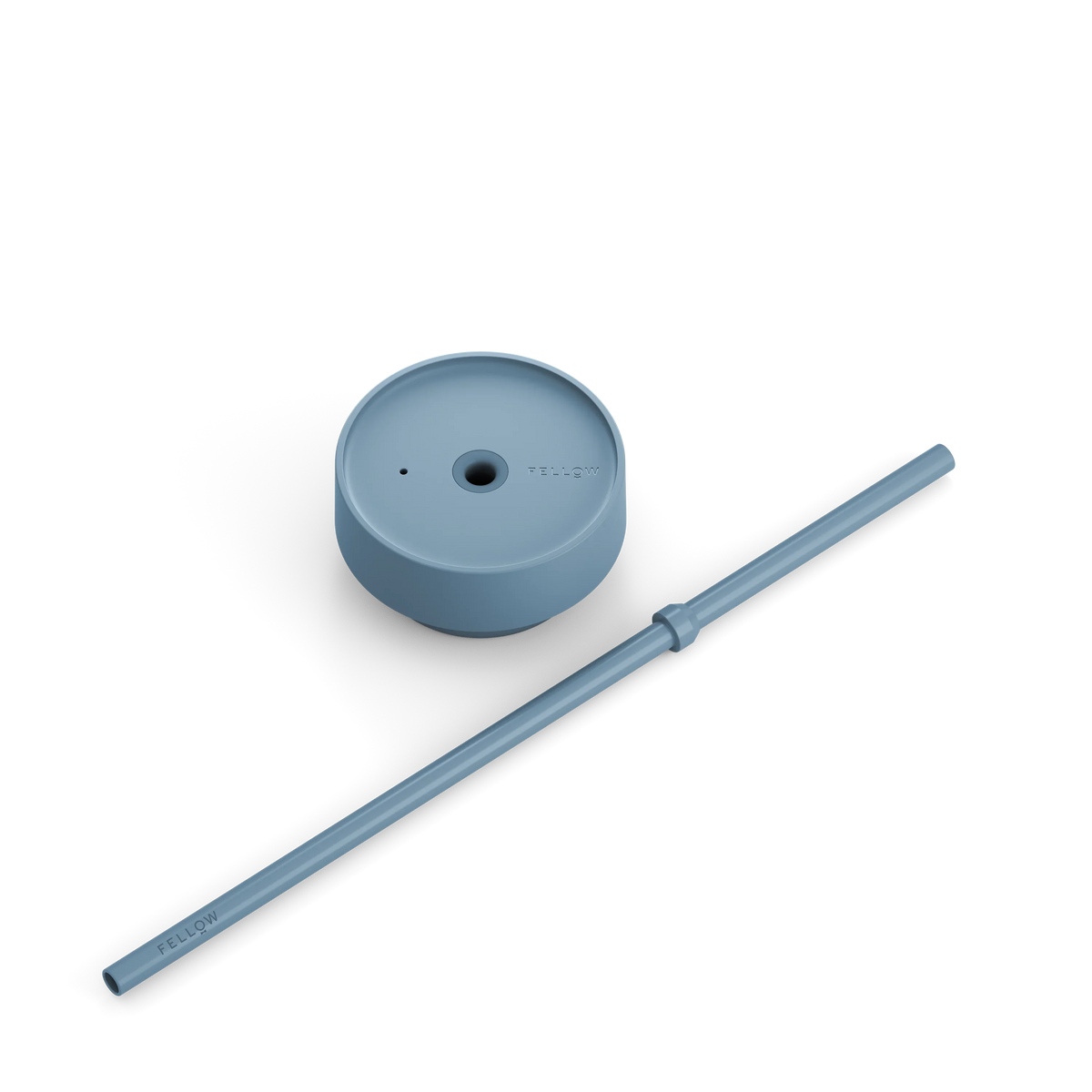 The Cold Lid + Straw - The Cold Lid + Straw - Hazy Blue / 20 oz | Fellow