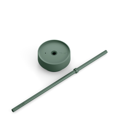 The Cold Lid + Straw - The Cold Lid + Straw - Smoke Green / 20 oz | Fellow