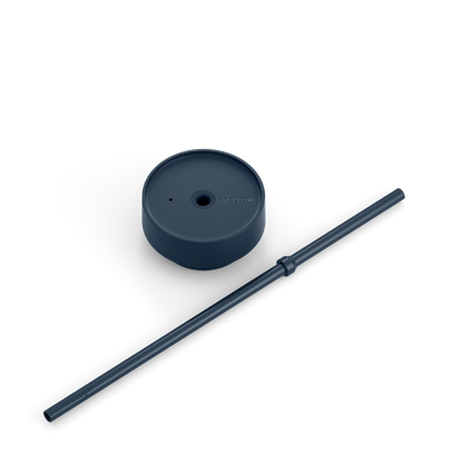 The Cold Lid + Straw - The Cold Lid + Straw - Stone Blue / 20 oz | Fellow