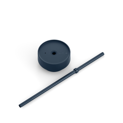 The Cold Lid + Straw - The Cold Lid + Straw - Stone Blue / 16 oz | Fellow