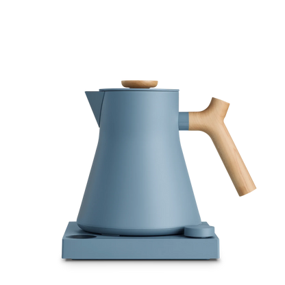 Corvo EKG Electric Kettle - Corvo EKG Electric Kettle - Pro / Hazy Blue + Maple | Fellow