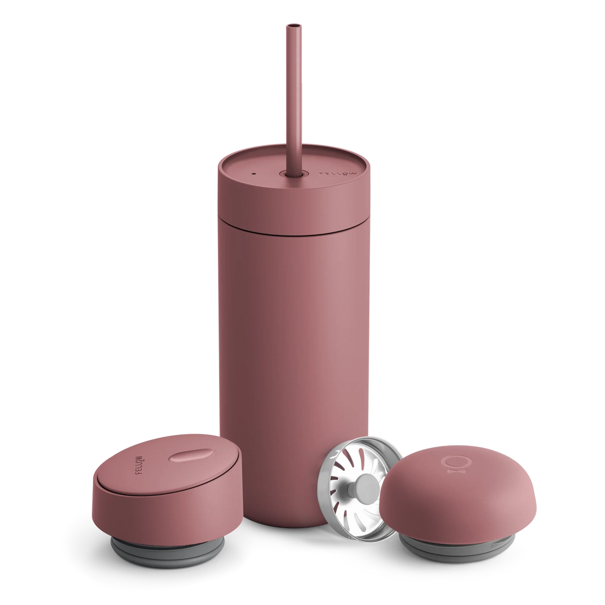 Carter 3-in-1 Lid System - Carter 3-in-1 Lid System - Desert Rose / Move, Cold, and Slide | Fellow