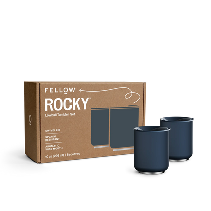 Rocky Lowball Tumbler - Rocky Lowball Tumbler - Stone Blue / 10 oz | Fellow
