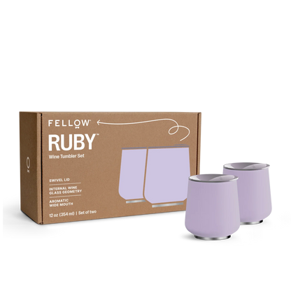 The Picnic Tumbler Set - The Picnic Tumbler Set - Ruby 12 oz (Set of 2) / Peri Twinkle | Fellow