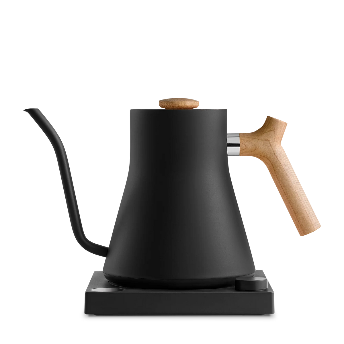 Rebrew Stagg EKG Electric Kettle - Rebrew Stagg EKG Electric Kettle - Matte Black + Maple | Fellow