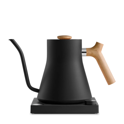 RETAIL & CX ONLY - Stagg EKG Electric Kettle - RETAIL & CX ONLY - Stagg EKG Electric Kettle - Matte Black + Maple | Fellow