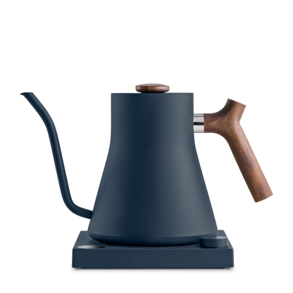 Rebrew Stagg EKG Electric Kettle - Rebrew Stagg EKG Electric Kettle - Stone Blue + Walnut | Fellow