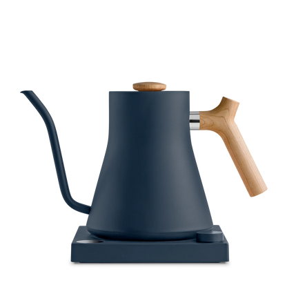 Rebrew Stagg EKG Electric Kettle - Rebrew Stagg EKG Electric Kettle - Stone Blue + Maple | Fellow