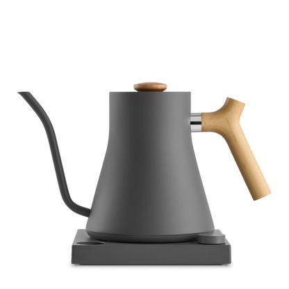 Rebrew Stagg EKG Electric Kettle - Rebrew Stagg EKG Electric Kettle - Slate Grey + Maple | Fellow