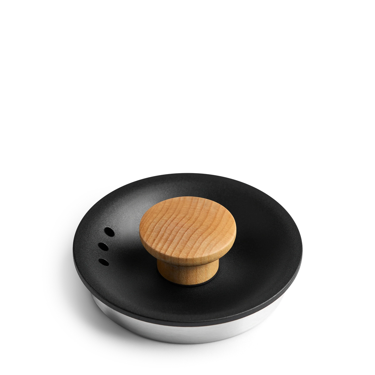 Stagg EKG Lid with Lid Pull - Stagg EKG Lid with Lid Pull - Stagg EKG / Matte Black + Maple | Fellow