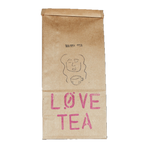 Masha Tea’s Love: minimalist brown paper bag—perfect for fans of Masha Tea.