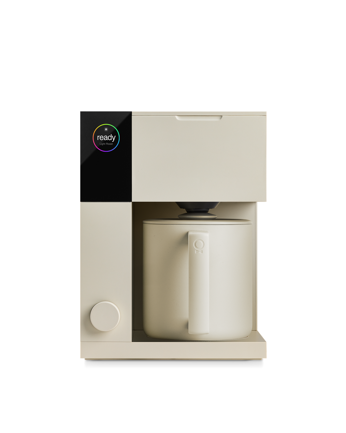 Fellow Aiden Precision Coffee Maker: modern beige, auto pour-over, digital display.