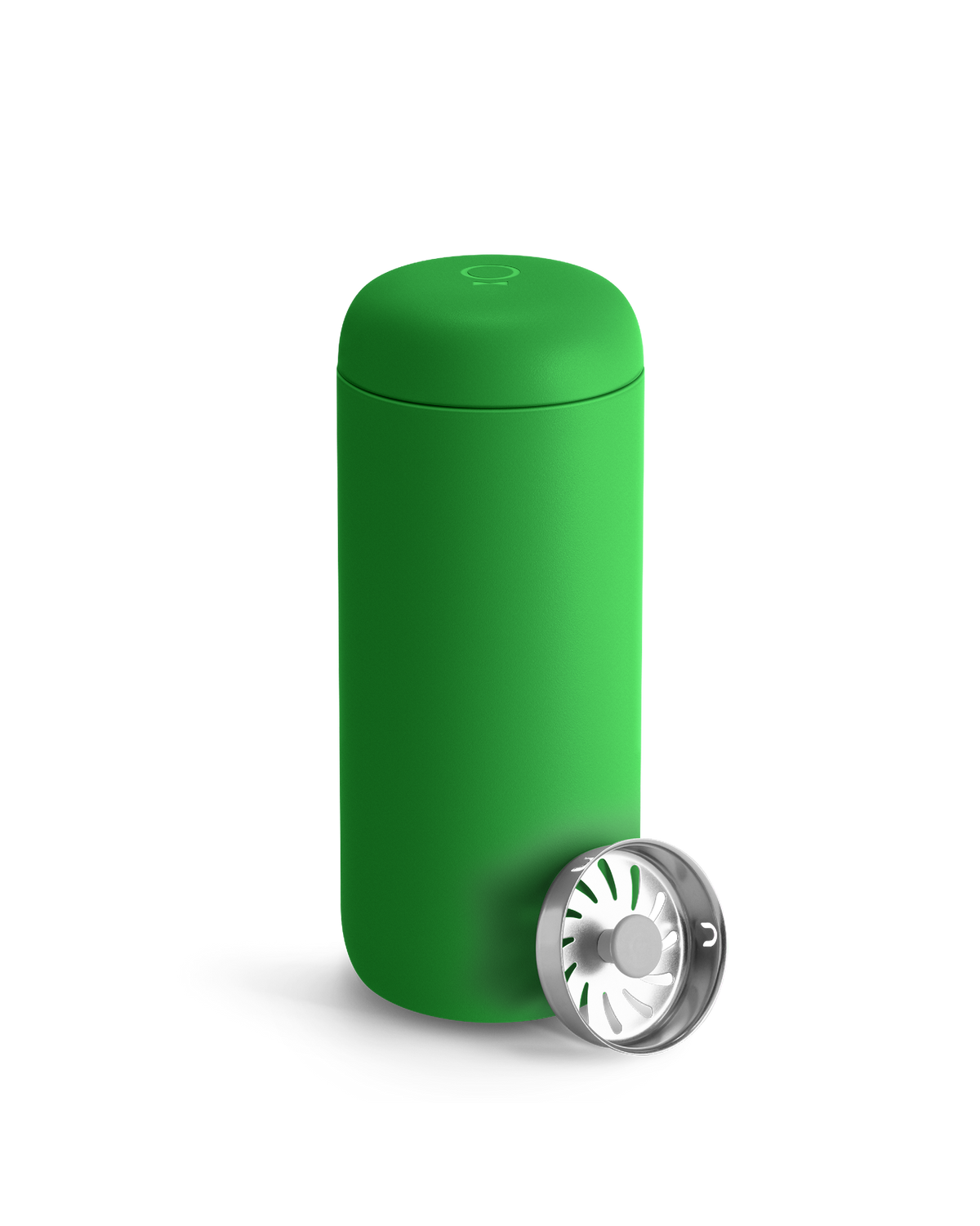 The Fellow Carter Move Mug in Sporty Green is spill proof and perfect for coffee on the go.