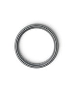 A Fellow Carter Wide Replacement Gasket next to a grey Carters mug on a white background.