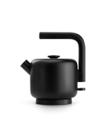 Fellow Clyde Electric Kettle: matte black, modern, with a unique angular handle.