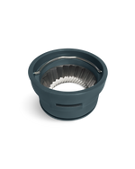 Fellow Opus C6-40 Burly Burrs Outer Burr, dark gray with open handle, on white background.