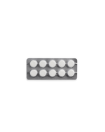 A blister pack of ten Fellow Series 1 Grouphead Cleaning Tablets on a white background.